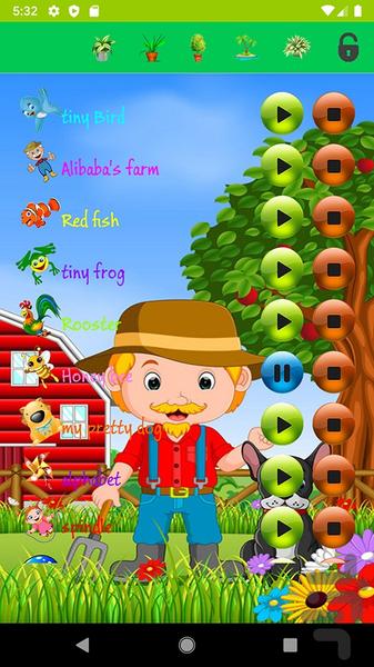 ترانه های کودکانه - عکس برنامه موبایلی اندروید