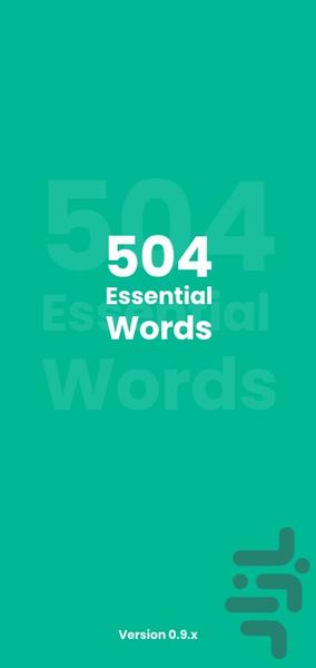 ۵۰۴ لغت ضروری - عکس برنامه موبایلی اندروید