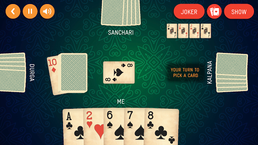 CallBreak & JutPatti  - Hamro Cards - Gameplay image of android game