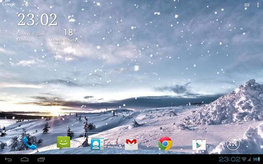 Snowfall 360° Free - Image screenshot of android app