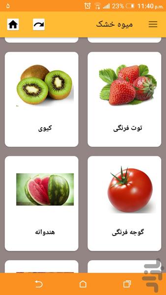 خشک کردن میوه ها - Image screenshot of android app