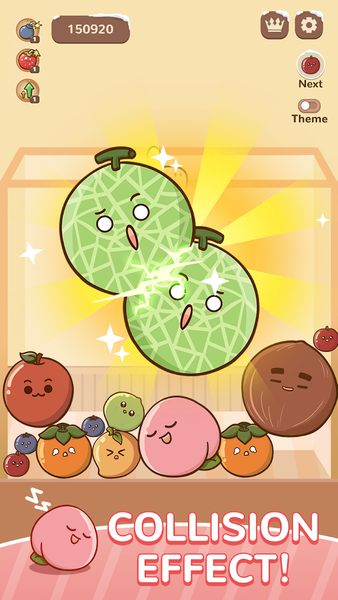 Fruit Merge Drop Saga - Gameplay image of android game