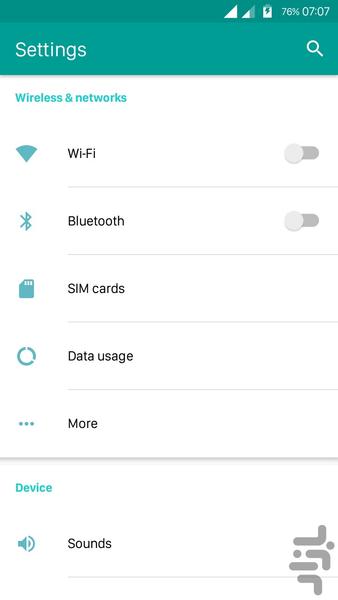 تم گوشی نکست بیت رابین CM۱۲.۱/۱۳ - عکس برنامه موبایلی اندروید