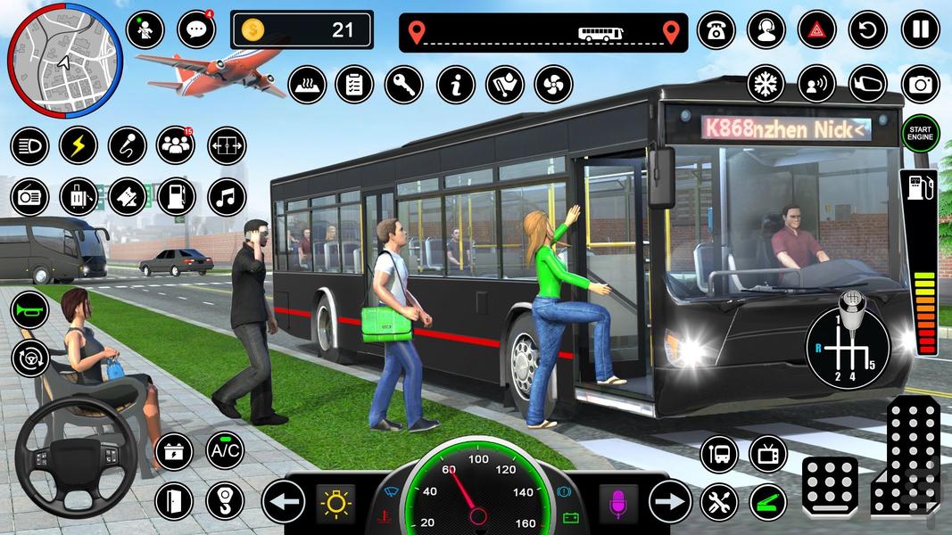 بازی ماشین راننده اتوبوس : بازی جدید - Gameplay image of android game