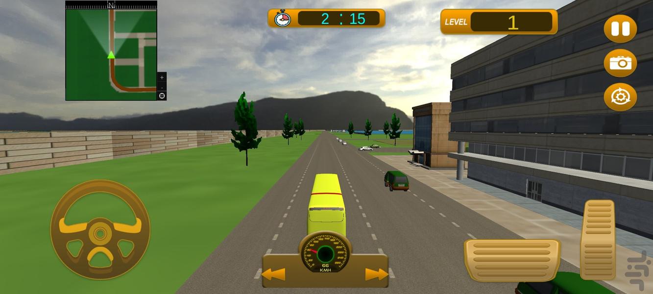 بازی ماشین راننده اتوبوس : بازی جدید - عکس بازی موبایلی اندروید