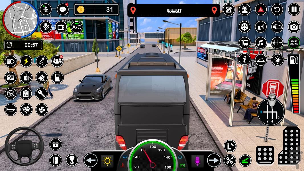 بازی ماشین راننده اتوبوس : بازی جدید - Gameplay image of android game