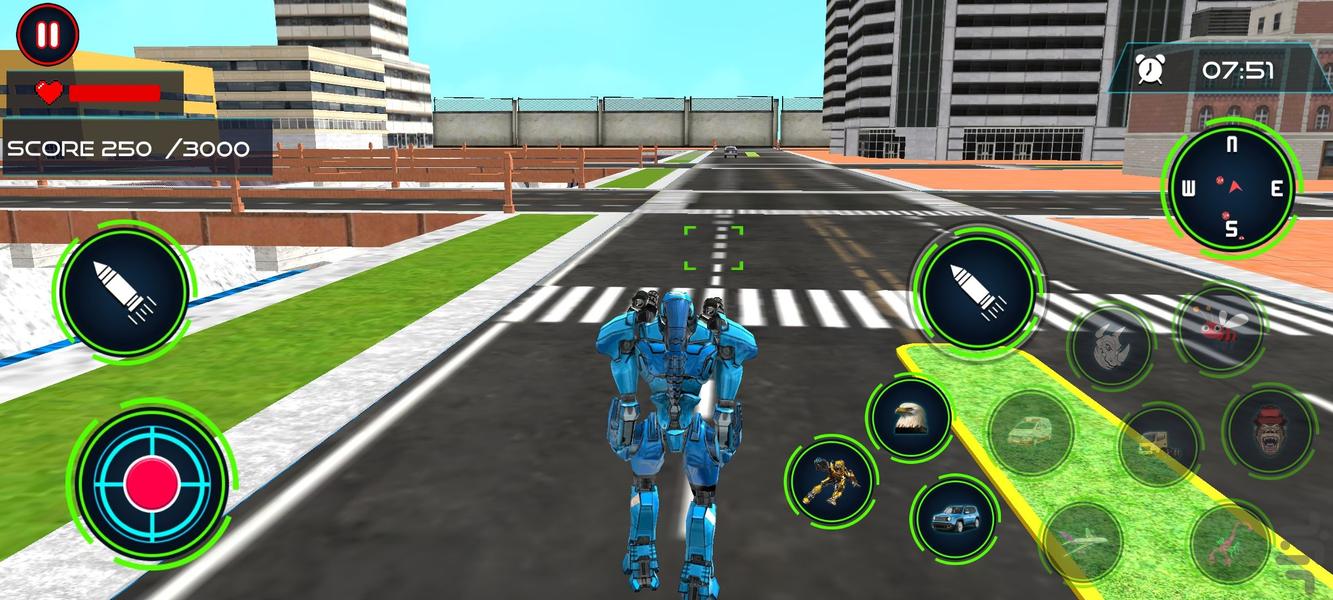 بازی ربات تبدیل شونده | بازی جدید - عکس بازی موبایلی اندروید