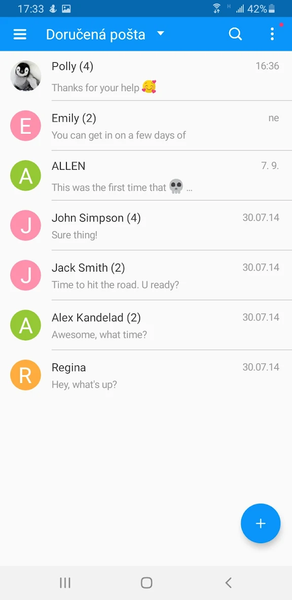 Handcent SMS Czech Language Pa - Image screenshot of android app
