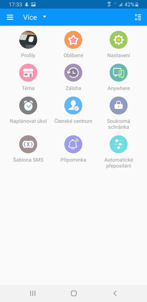 Handcent SMS Czech Language Pa - Image screenshot of android app