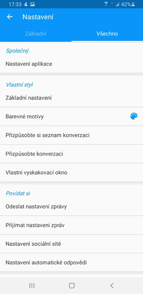 Handcent SMS Czech Language Pa - Image screenshot of android app