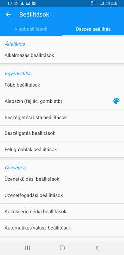 Handcent SMS Hungarian Languag - Image screenshot of android app