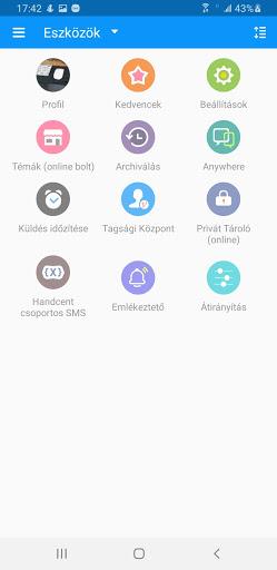 Handcent SMS Hungarian Languag - Image screenshot of android app
