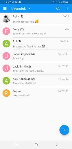 Handcent SMS Hungarian Languag - Image screenshot of android app