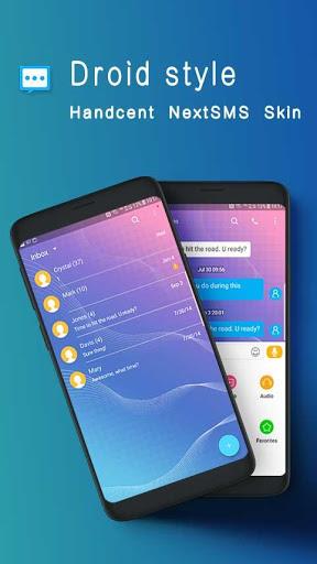 Droid style for Handcent Next SMS - عکس برنامه موبایلی اندروید