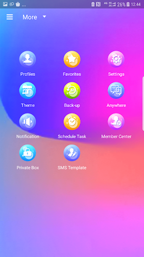 Next SMS Colorful world Skin - عکس برنامه موبایلی اندروید