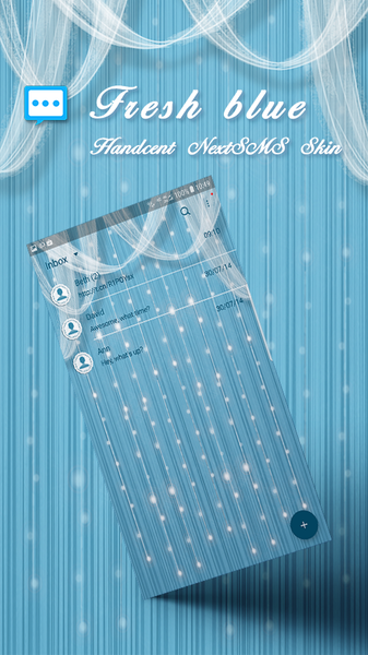 Fresh blue skin - Image screenshot of android app