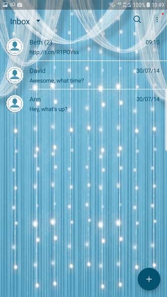 Fresh blue skin - Image screenshot of android app