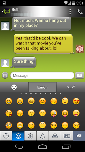 Handcent ۶ Skin Android - عکس برنامه موبایلی اندروید