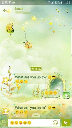 Green win Next SMS Skin - عکس برنامه موبایلی اندروید