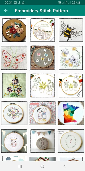 Hand Embroidery Stitch Pattern - عکس برنامه موبایلی اندروید