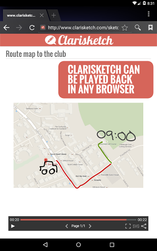 Clarisketch - Image screenshot of android app