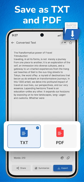 Handwriting to Text Converter - عکس برنامه موبایلی اندروید