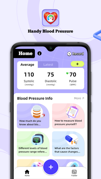 Handy Blood Pressure-BP Health - Image screenshot of android app