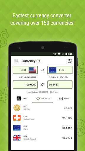 Currency FX Exchange Rates - Image screenshot of android app