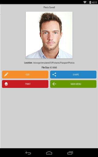 Passport Photo ID Studio - Image screenshot of android app
