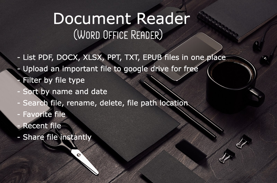 All document reader & PDF - عکس برنامه موبایلی اندروید