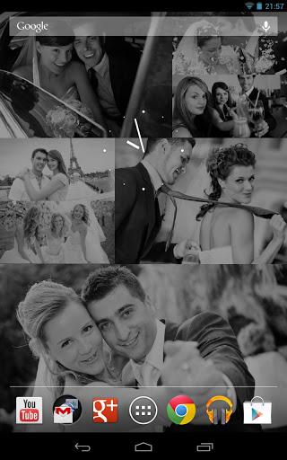 Photo Wall FX Live Wallpaper - Image screenshot of android app