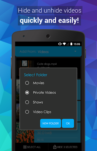 Video Locker - Hide Videos - Image screenshot of android app