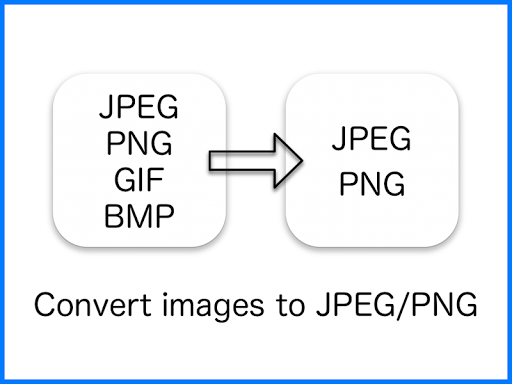 JPEG PNG Image File Converter - عکس برنامه موبایلی اندروید