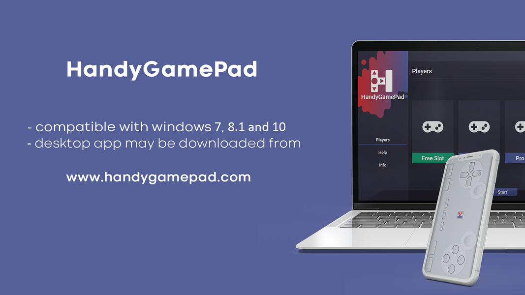 HandyGamePad - عکس برنامه موبایلی اندروید