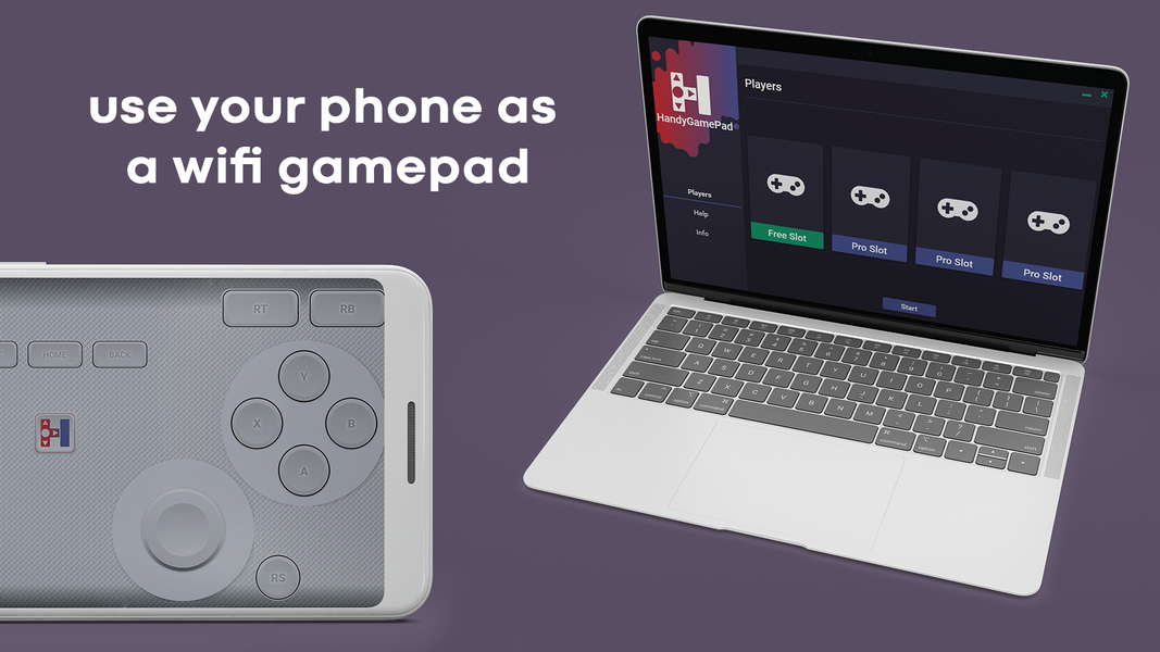 HandyGamePad - عکس برنامه موبایلی اندروید