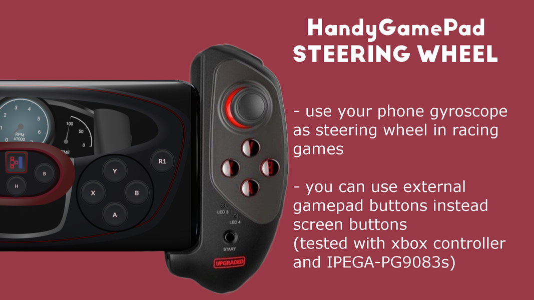 HandyGamePad - عکس برنامه موبایلی اندروید