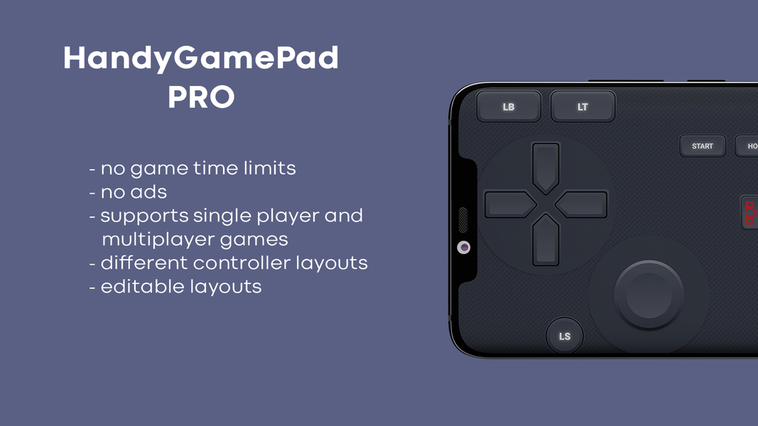 HandyGamePad - عکس برنامه موبایلی اندروید