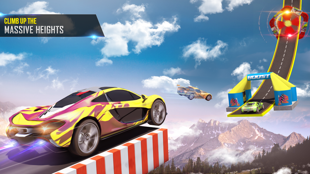 Mega Ramp Car Race Master 3D 2 - Gameplay image of android game