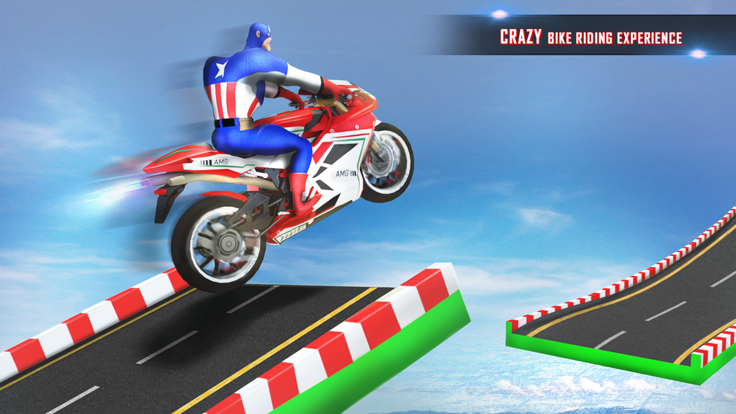 Bike Racing Games Stunts 3d - Gameplay image of android game