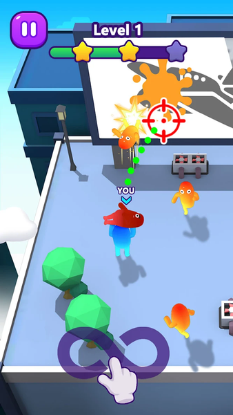Jelly Scuffle-Funny Battle - Gameplay image of android game