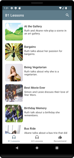 B1 Listening - English Test - Image screenshot of android app