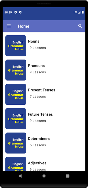 English Grammar In Use - عکس برنامه موبایلی اندروید