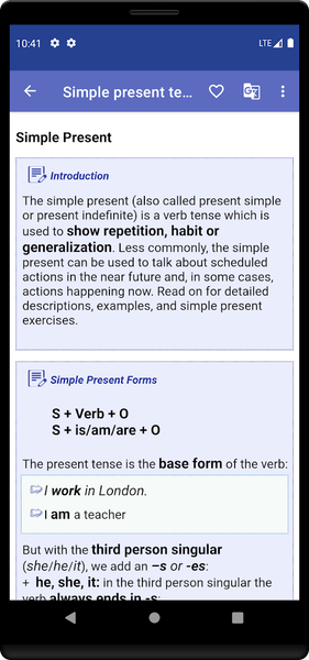 English Grammar In Use - عکس برنامه موبایلی اندروید