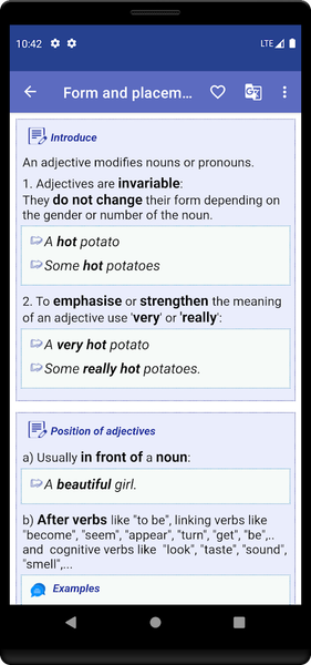 English Grammar In Use - عکس برنامه موبایلی اندروید