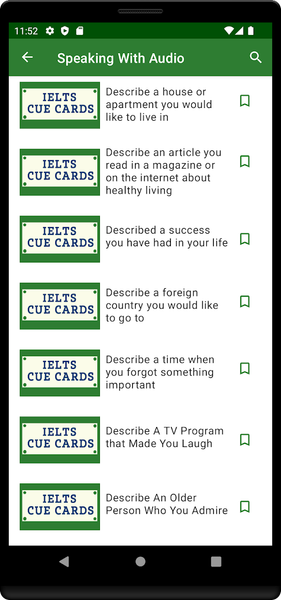 IELTS Speaking - IELTS Test - عکس برنامه موبایلی اندروید