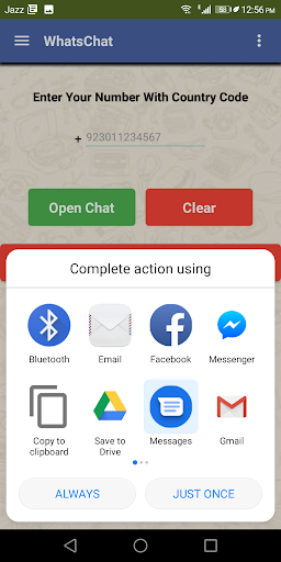 Whats chat - Image screenshot of android app