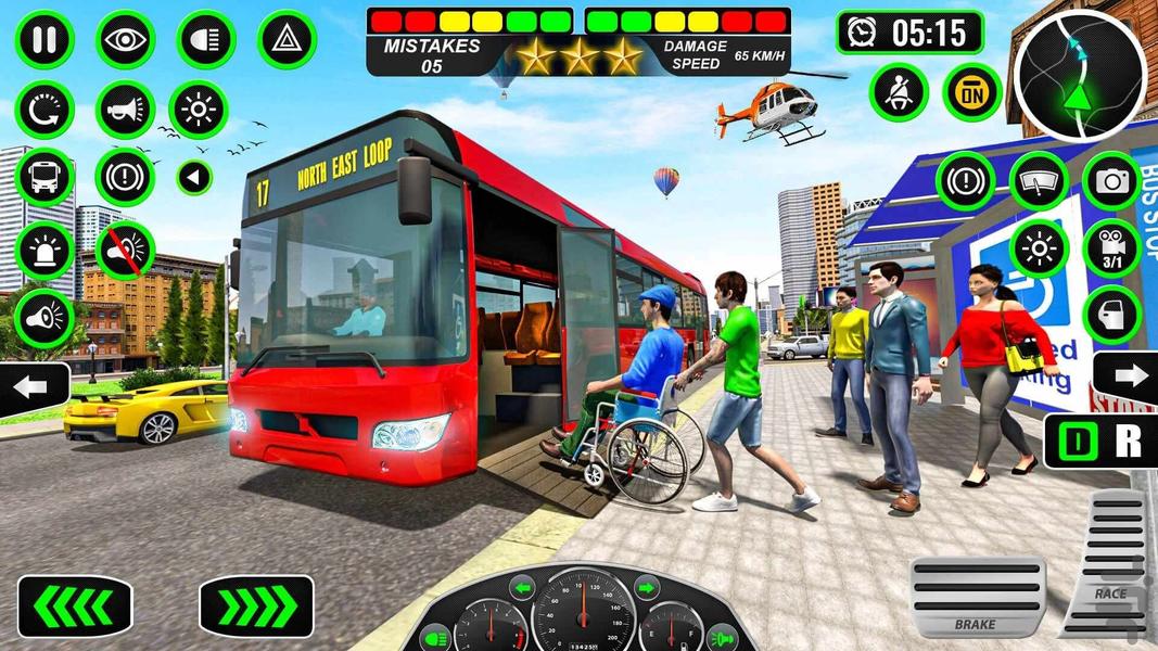 بازی ماشین راننده اتوبوس : بازی جدید - Gameplay image of android game