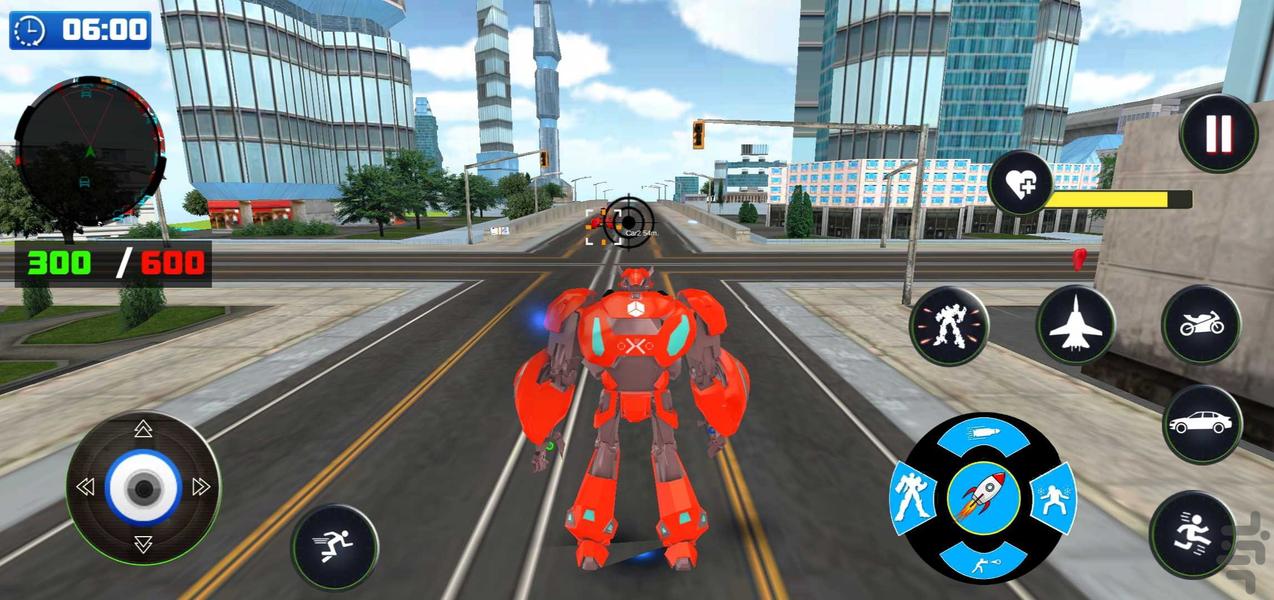 بازی ربات مبدل : بازی جدید - عکس بازی موبایلی اندروید