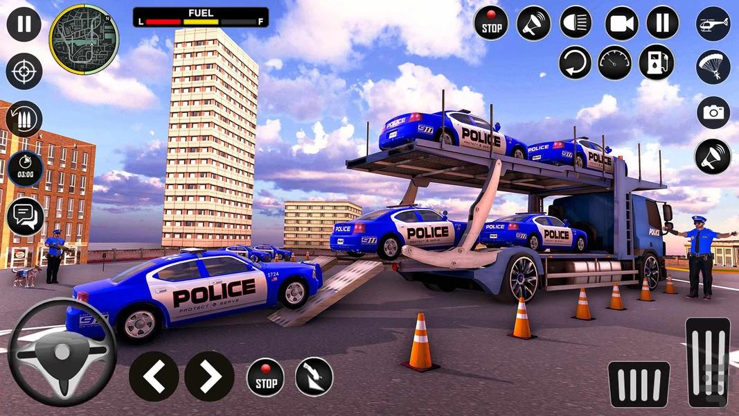 بازی حمل ماشین پلیس : بازی جدید - عکس بازی موبایلی اندروید