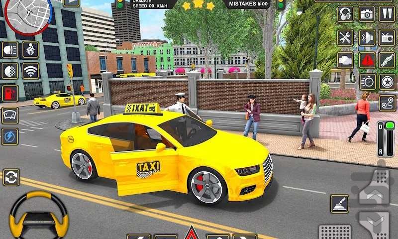 بازی ماشین تاکسی : بازی جدید - عکس بازی موبایلی اندروید